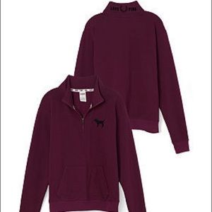 Half zip maroon pink sweatshirt!